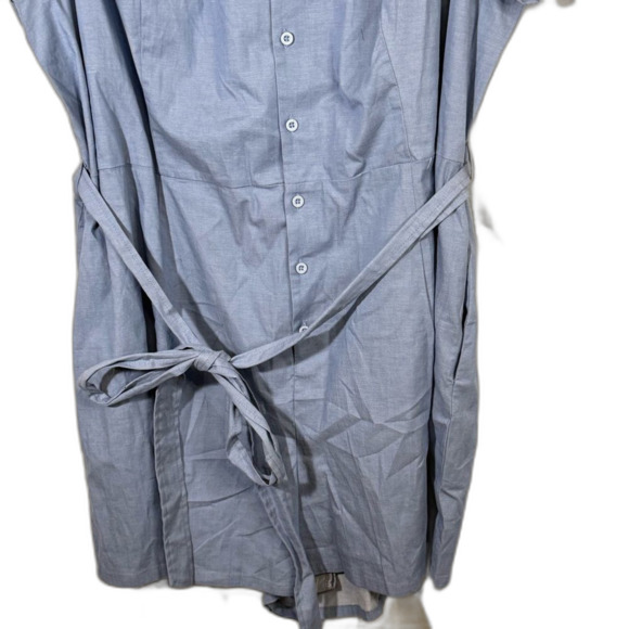 Betty and Veronica Light Blue Button-Up Romper size 28 - Picture 5 of 9